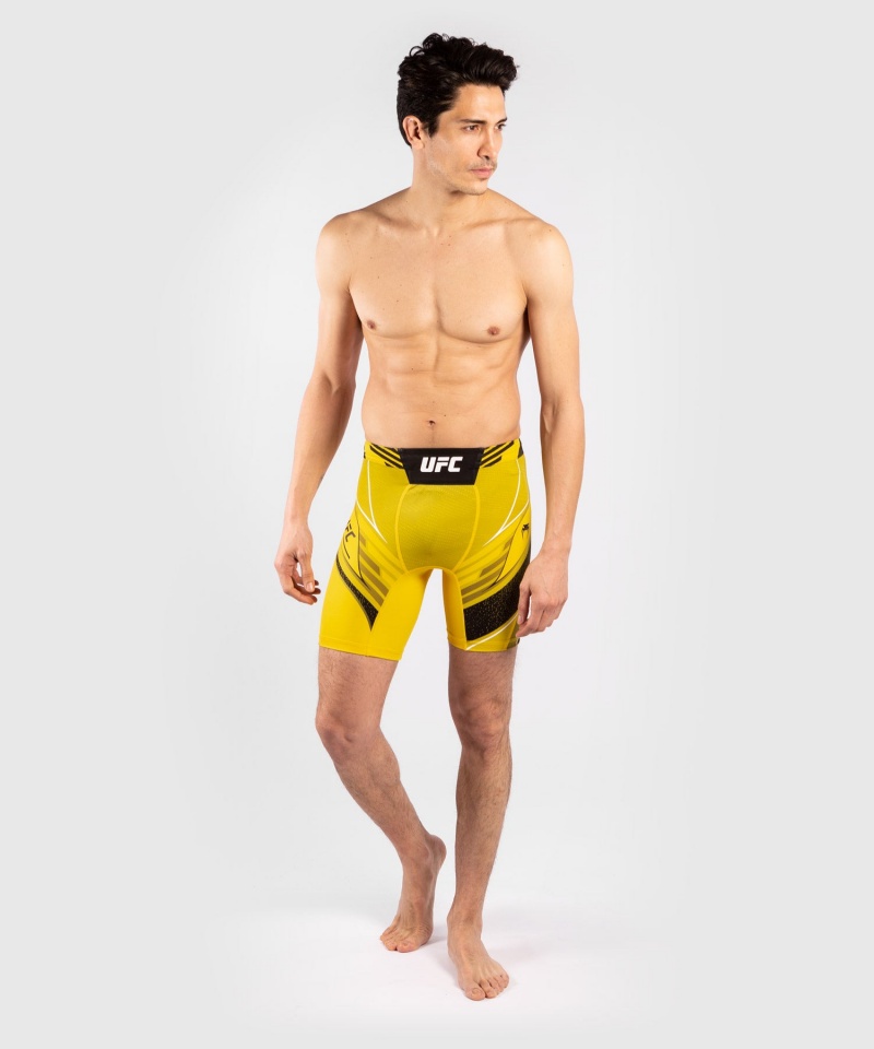 Venum UFC Authentic Fight Night Vale Lyhyt Fit Tudo (Compression) Miesten Shortsit Keltainen | 56821-UQGT | Suomi