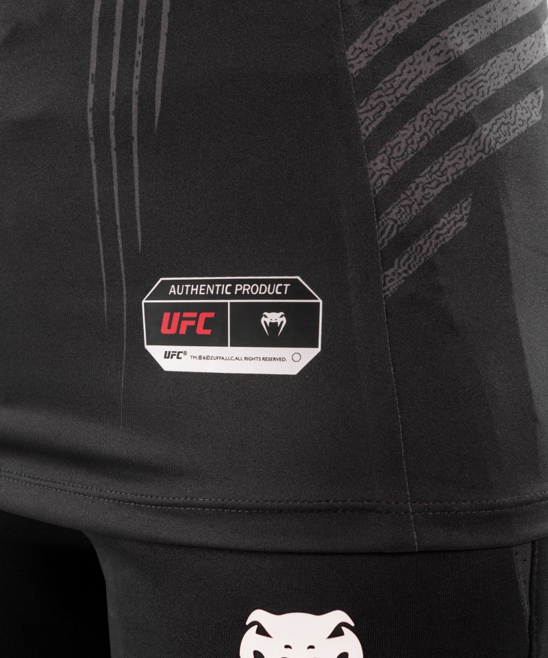 Venum UFC Authentic Fight Night Walkout Naisten T-Paita Mustat | 04895-YVFU | Suomi