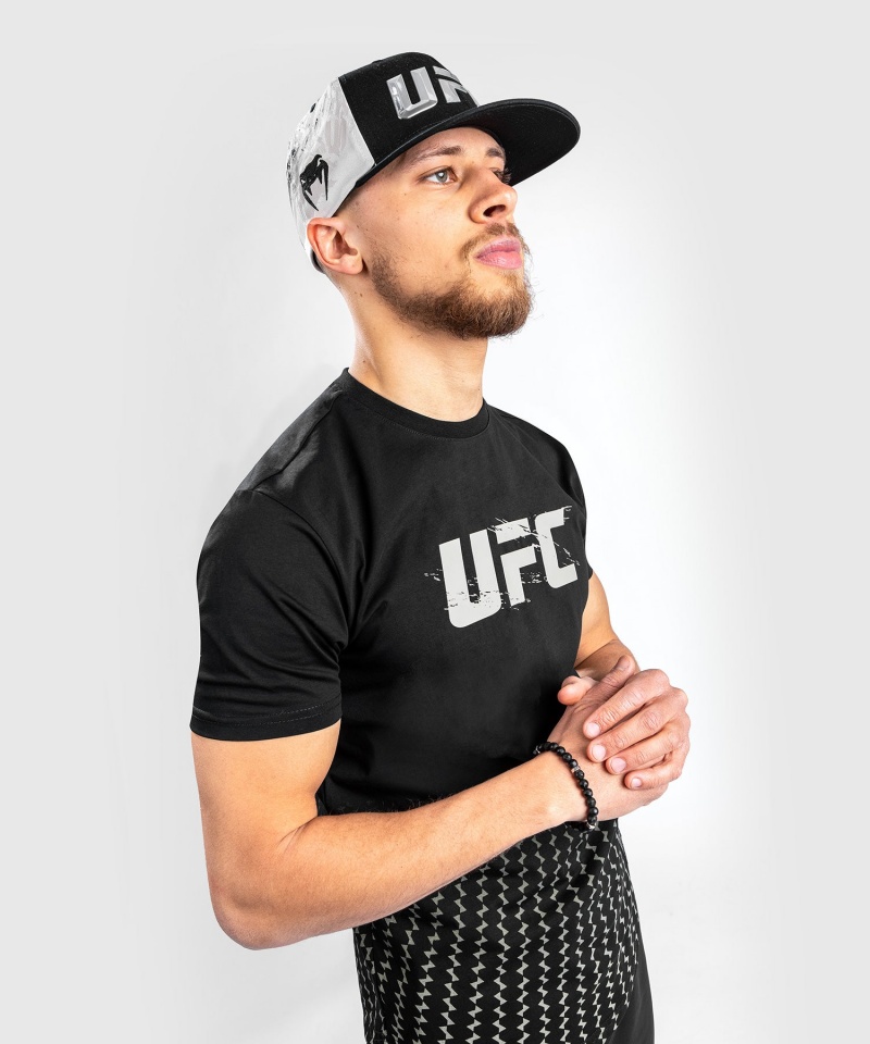 Venum UFC Authentic Fight Week 2.0 Lyhyt Sleeve Miesten T-Paita Mustat | 13408-JPAY | Suomi