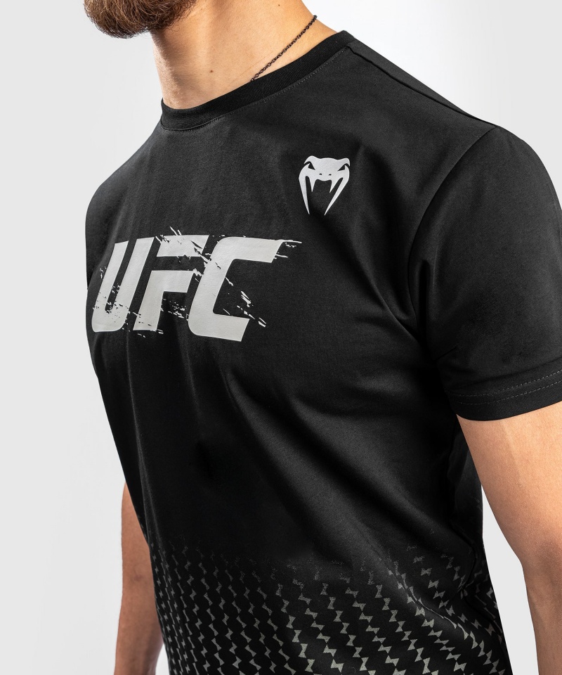 Venum UFC Authentic Fight Week 2.0 Lyhyt Sleeve Miesten T-Paita Mustat | 13408-JPAY | Suomi