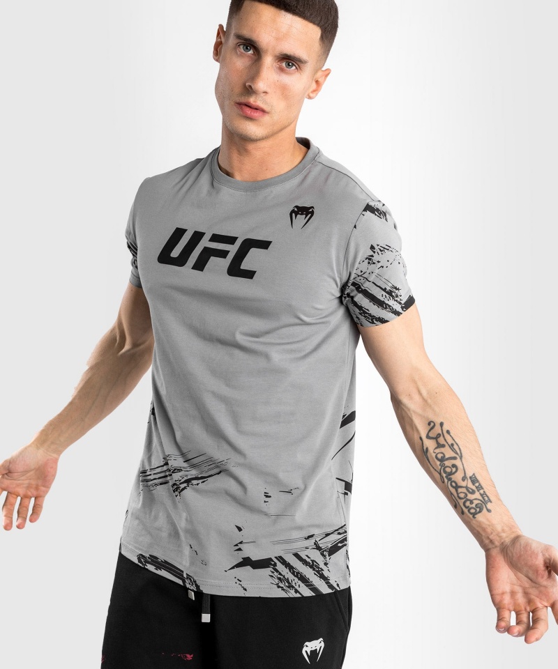 Venum UFC Authentic Fight Week 2.0 Lyhyt Sleeve Miesten T-Paita Harmaat | 68192-ZQMX | Suomi