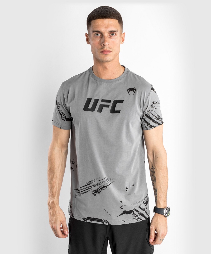 Venum UFC Authentic Fight Week 2.0 Lyhyt Sleeve Miesten T-Paita Harmaat | 68192-ZQMX | Suomi