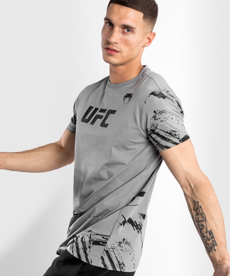 Venum UFC Authentic Fight Week 2.0 Lyhyt Sleeve Miesten T-Paita Harmaat | 68192-ZQMX | Suomi