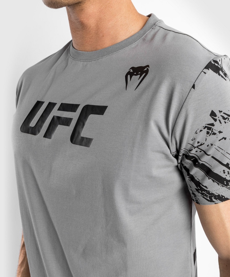 Venum UFC Authentic Fight Week 2.0 Lyhyt Sleeve Miesten T-Paita Harmaat | 68192-ZQMX | Suomi