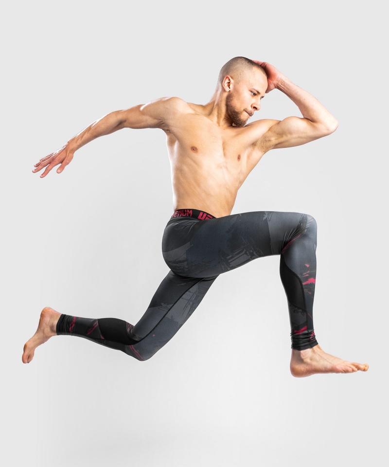 Venum UFC Authentic Fight Week 2.0 Performance(Compression) Miesten Leggings Mustat | 02689-GBNL | Suomi