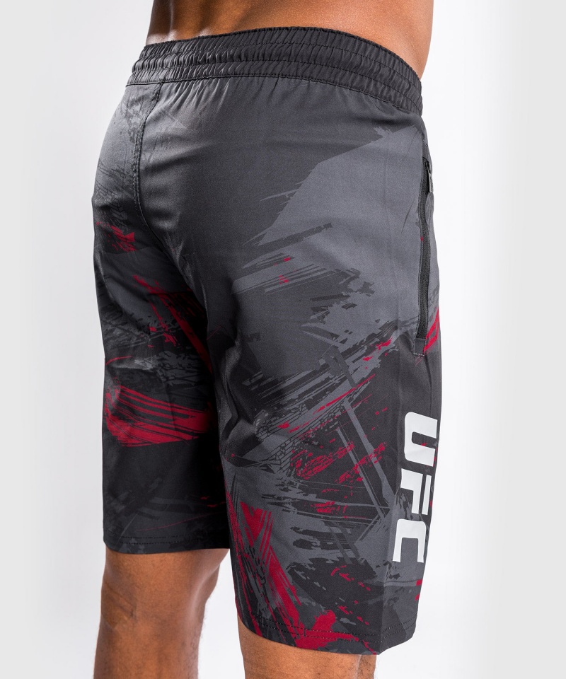 Venum UFC Authentic Fight Week 2.0 Performance Miesten Shortsit Mustat Punainen | 72639-DLCH | Suomi