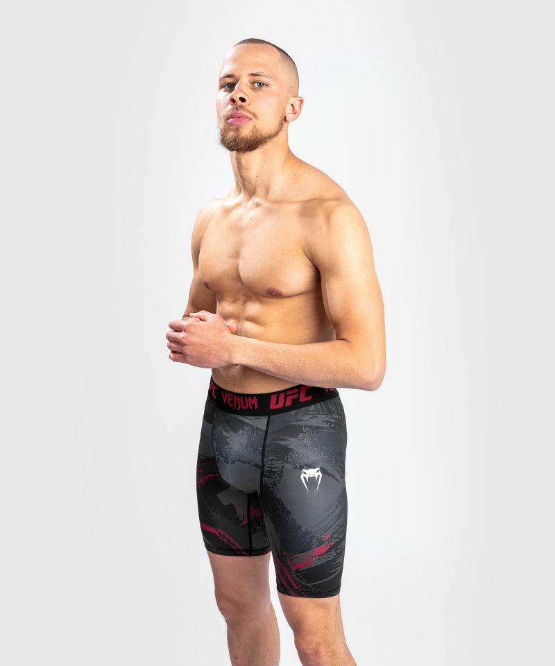 Venum UFC Authentic Fight Week 2.0 Vale Tudo(Compression) Miesten Shortsit Mustat Punainen | 76908-SLFN | Suomi