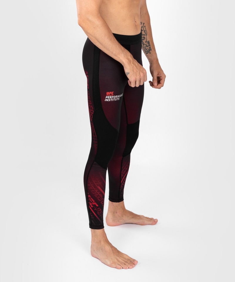 Venum UFC Performance Institute 2.0 Performance(Compression) Miesten Leggings Mustat Punainen | 29634-ZOVL | Suomi