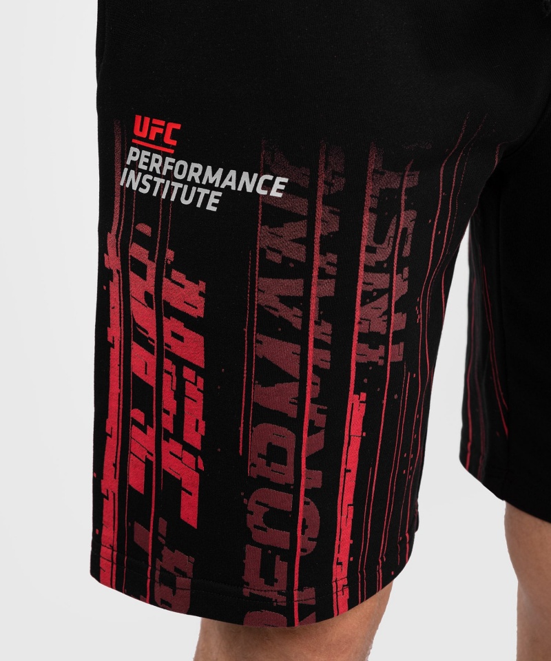 Venum UFC Performance Institute 2.0 Puuvilla Miesten Shortsit Mustat Punainen | 14583-SHRO | Suomi