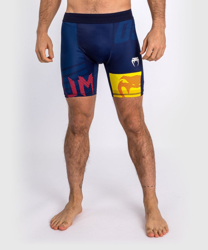 Venum Urheilu 05 Vale Tudo(Compression) Miesten Shortsit Sininen Keltainen | 01948-SBIN | Suomi