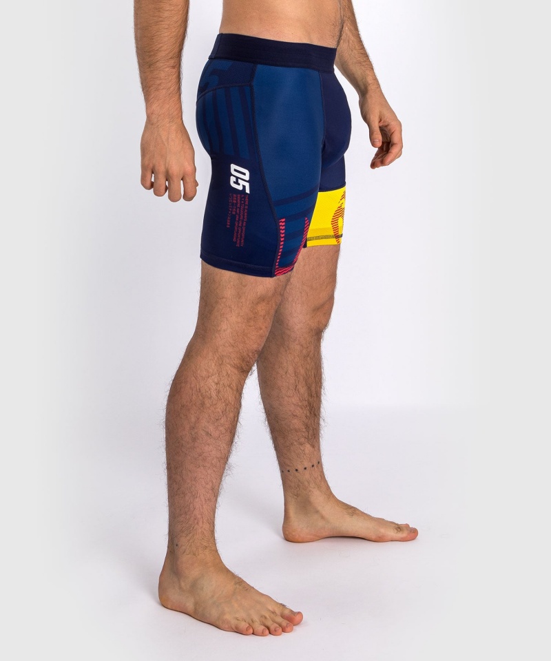 Venum Urheilu 05 Vale Tudo(Compression) Miesten Shortsit Sininen Keltainen | 01948-SBIN | Suomi