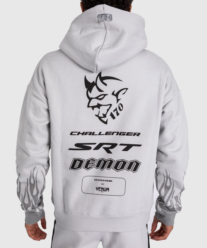 Venum X Dodge Challenger SRT Demon 170 Pullover Miesten Huppari Harmaat | 43589-OMXB | Suomi