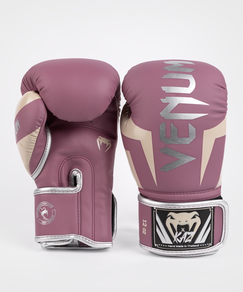 Venum X Kaz Elite(Muay Thai) Miesten Nyrkkeilyhanskat Mustat | 70123-QMRC | Suomi